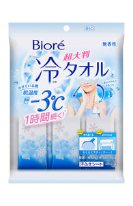 Biore Cold Sheet Cold Towel Unscented 5 pieces 1 sheet (a pack of 5)