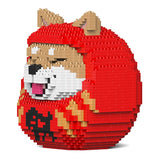 JEKCA 01S-M01 Jecca Block Shiba Inu Daruma 3D Puzzle Assembly Puzzle