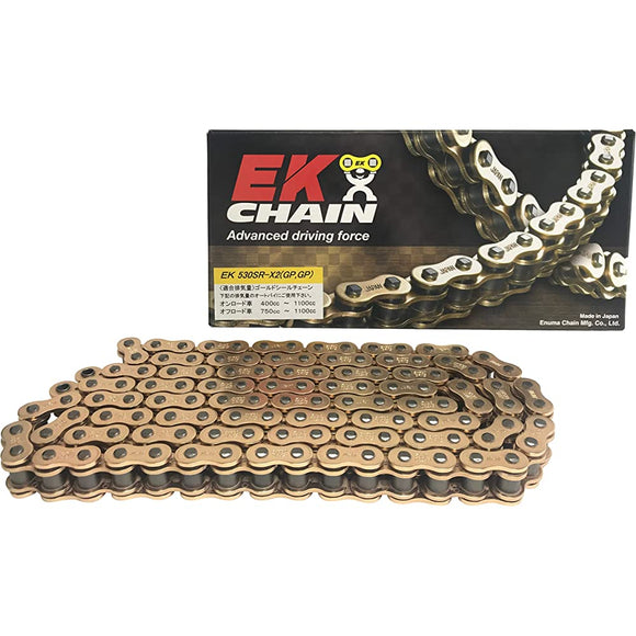 EK (EK) QX Ring Seal Chain 530SR-X2 Gold 104L [Screw Joint]