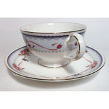 Noritake MJ97221/H-613L Cup & Saucer (Both Coffee and Tea), 6.4 fl oz (190 cc), Kiki's Delivery Service, Blue, Bone China