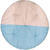 Takaoka Senbei Zabuton, Diameter 39.4 inches (100 cm), Two-tone Color, Tri-color Arare x Porcelain