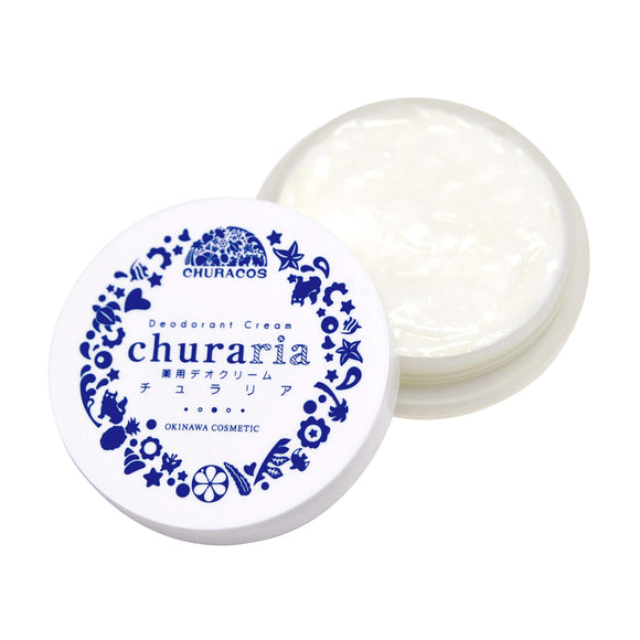 Medicinal Deo Cream Chularia 1 (27g) [ Antiperspirant Armpit Feet Unscented Wakiga Armpit Sweat Foot Odor Water Repellent Menthol] Chulacos