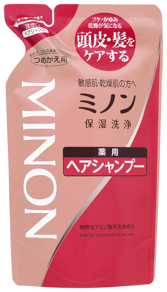 Daiichi Sankyo Healthcare Minon medicated hair shampoo 380mL (refill)