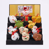 Yakushi Kiln 2023 Zodiac Nishiki Congratulations Zodiac Mikuji Zodiac Ornament White Small