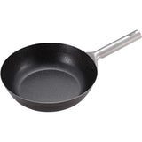 Captain Stag UG-1577 Frying Pan, Fiber Line, Authentic Stir Frying Pot, 24cm, Made in Japan