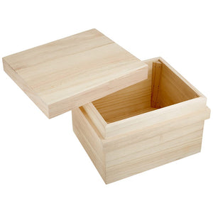 Kiso Craft Rice Vitsu, Made in Japan, Wooden Paulownia [Ichiba Included] For 11.0 lbs (5 kg)