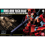 Bandai Hobby Rick Dias Quattro Zeta Gundam Model Kit (1/144 Scale)