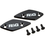 R & G (R & G) Mirror Branking Plate Black CBR250RR (17-) RG-MBP0026BK