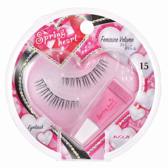 spring heart eyelash 15