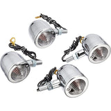Kitaco Turn Signal Kit Monkey/Gorilla/Ape 50 Bread Mini/Chrome/Clear 830-0900131B
