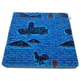 MOCKET Cushion Kobe City Bus Japanese Seal Collaboration Goods Cushion (Light Blue)