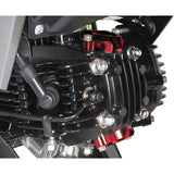 Special Parts Takekawa Aluminum Shaving Tappet Cover Set Red (Set of 2) Z125PRO/KSR110/KLX110 01-18-1046