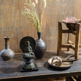 Buddha Statue Dainichi Nyorai, 6.1 inches (15.5 cm) (Old Bronze), Buddhist: Hideun Makita Prototype: (born in new year), Zodiac Defender, Honzo, Takaoka Copper