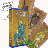 Visconti Tarot (Carly Yale Edition) (Tarot Divination Instructions Included)