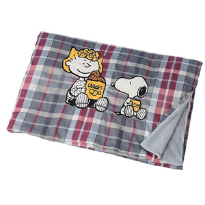 Nishikawa SI02900044 Snoopy Comforter Cover, Single, Washable, Cafe, Fully Opening Zipper, Navy