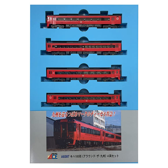 Micro Ace A8387 N Gauge Kiha 185 Series, Around the Kyushu, Set of 4 Cars, Railway Model, Diesel Car