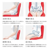 Sou & Sou X P. nto Collaboration Product Correct Posture Habits, for Beanbag Cushion (Pinto) Pint [Chrysanthemum Thoughtful]