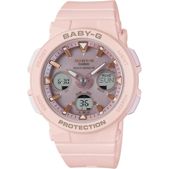 [Casio] BEACH TRAVELER Radio Solar BGA-2500-4AJF Women's Pink