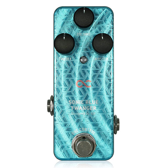 One Control SONIC BLUE TWANGER Booster Guitar Effector