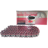 EK (EK) QX Ring Seal Chain 525SR-X2 Metal Red 118L [Kashime joint]