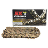 EK NX RING SEAL CHAIN 520LM-X GOLD 114L [Semi-Press Clip Joint]