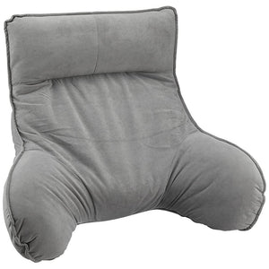 Doshisha ATBL-GY Cushion with Elbows, Always Backrest, Over Bed, Floor Cushion, Gray