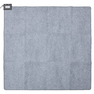 Yamazen NUK-201 Hot Carpet, 2 Tatami Mats, Deodorizing Source (Tick Extermination Function), Left and Right Heating Surfaces, Non-Slip Backing, 69.3 x 69.3 inches (176 x 176 cm), Gray