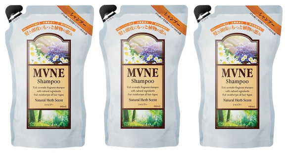 [Set of 3/Refill] Myune MVNE Shampoo 440ml