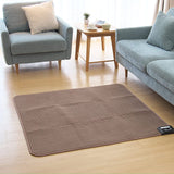Koden VWC111-LBH Hot Carpet, Integrated Type, 1 Tatami Mat, Square, Brown, Plaid, No Cover, Dust Mite Clean, Sliding Temperature Adjustment, 49.2 x 49.2 inches (125 x 125 cm)