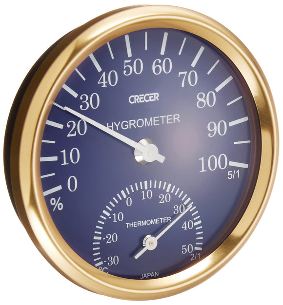 Crescent CR-101B ThermometerHygrometer, Blue