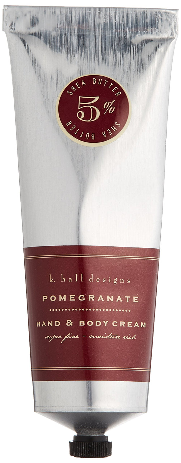 k.hall designs Hand & Body Cream Pomegranate