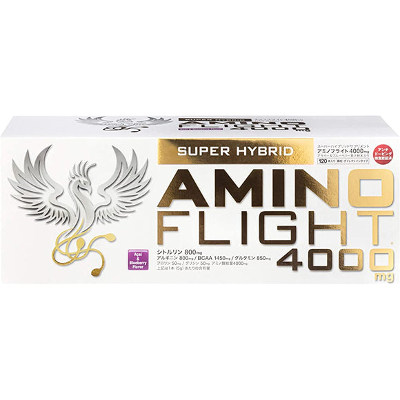 Aminoflite 4,000 mg, 0.2 oz (5 g) x 120 Packs, Acai & Blueberry Flavor, Granule Type