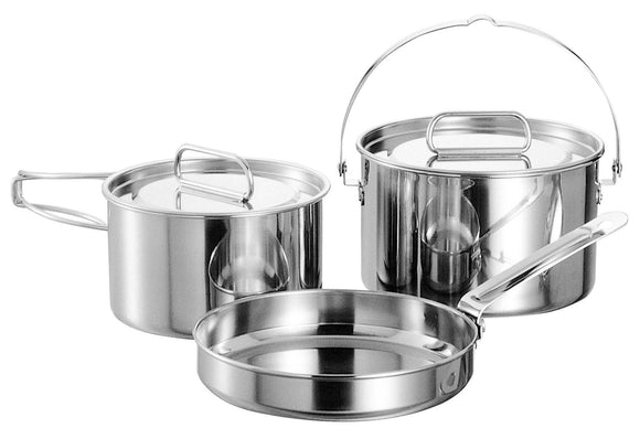 CAPTAIN STAG BBQ pot set Laguna Stainless Cooker