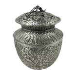 Oda Ko Copper Pot, 74-01 Incense Burner, Seeds, Silver Plated