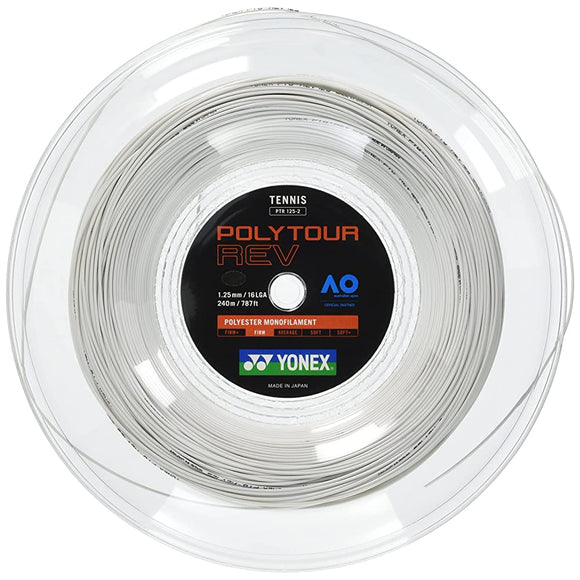 Yonex (YONEX) Tennis -hard tennis string Politz Aleb 125 (240m) Gat high rotation spin PTR1252