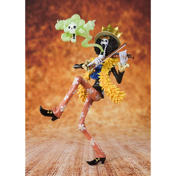 Figuarts Zero One Piece Brook the Nose Song, Approx. 7.9 inches (200 mm), ABS & PVC Pre-painted Complete Figure
