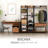 Doshisha BC4050-2H Biscana Thin Under Chest Cabinet, Depth 15.7 inches (40 cm), Series 40W