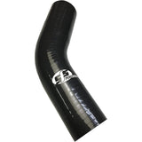 SFS RE90-42-32BL Different Diameter Silicone Hose, 90° Elbow, Inner Diameter 1.7 inches (42 mm) - 1.3 inches (32 mm), Blue