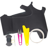 Tricolole EX Insight, Stream, GE Fit Black Leather x Glacilver Stitch 1H-21 DIY Steering Genuine Leather Rolling Kit 1BS1H21B2B1H