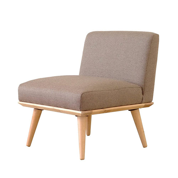 Okawa Furniture GART 1-Seater Sofa, PURI (Pri), Brown, 21.7 inches (55 cm) Width, Material Fabric