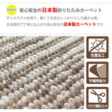 OPIST AM1 Carpet, Rug Mat, Antibacterial, Made in Japan, 102.8 x 13.8 inches (261 x 352 cm), Folding Carpet, Beige