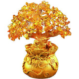 Felimoa Money Tree Piggy Bank Increase Money Luck Acrylic Crystal Experience the Mystery of Oriental Power