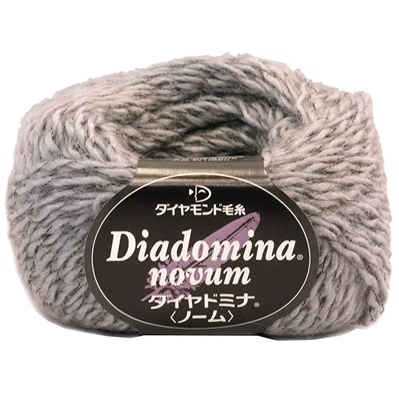 Diamond Yarn, Diamond Domina, Gnome Yarn, Moderate, Gray, 1.4 oz (40 g), Approx. 32.8 ft (108 m), Set of 10