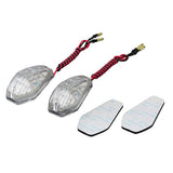 POSH 097002 LED TURN Signal for Motorcycles, Clear Lens, Aero LED TURN Signal