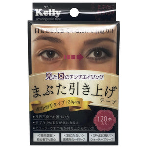 Kelly Amazing Eyelid Tape <Ptosis Prevention Tape> Clear Double Sided Thick Core (120 Sheets)