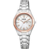 [Citizen] Wicca Day & Date Solartech KH3-533-11 Women's Silver