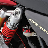 DAYTONA Premium Zone 99517 Master Cylinder Cap Set, Red, for CB400SF/SB ('99 -'19)