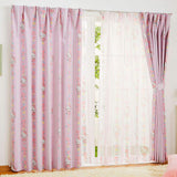 Sanrio SB-521-S Kitty Grade 2 Blackout Curtains, Thermal Insulation, Width 39.4 x 70.1 inches (100 x 178 cm), Length