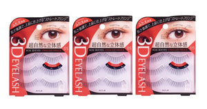 3D EYES eyelash 05 straight fringe (for double eyelids) 2TE6305 3 pieces