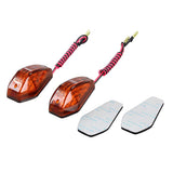 POSH 097001 LED TURN Signal for Motorcycle Accessories, Amber Lens, Aero Led Turn Turn Signal